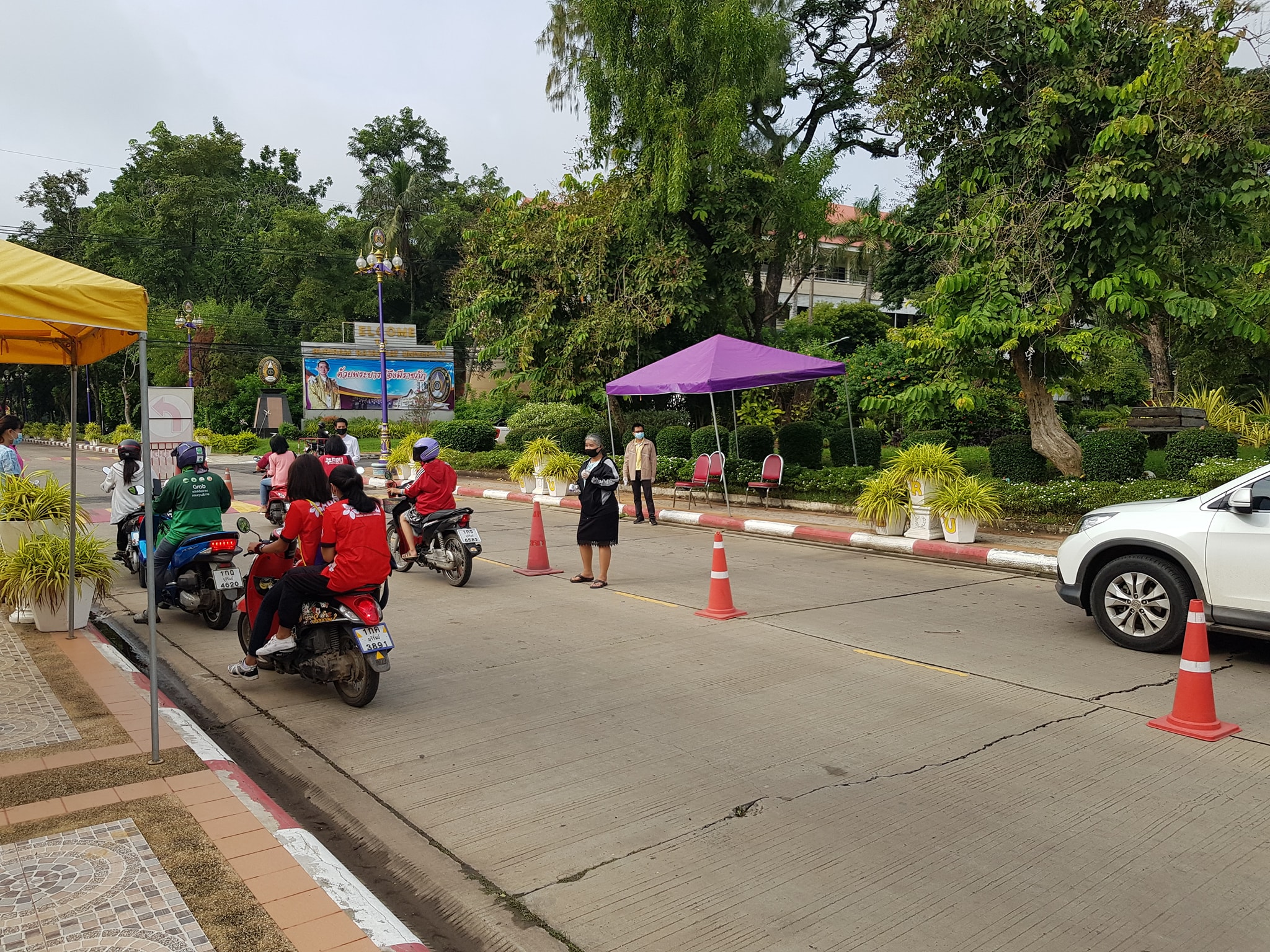 ป้องกันการระบาดไวรัสโคโรน่า Covid - 19