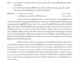 หนังสือเชิญประชุมคณะกรรมการขับเคลื่อนพท นวัตกรรม 12 พค 69